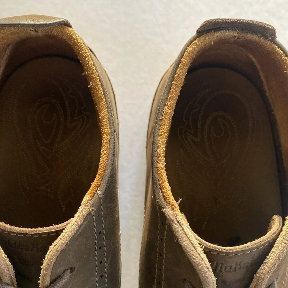 OLUKAI Men’s Brown Leather Boots Size 10 M